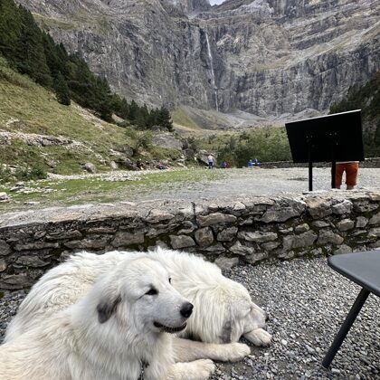 sourozenci a Cirque de Gavarnie