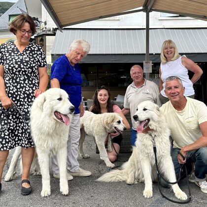 Renate, Sandie, Domča, Heino, Lorraine, Don, Astazou, Astella a Barége